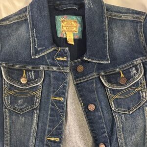 Y2K Abercrombie & Fitch Dark Blue Denim Jacket